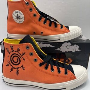 Converse Men’s NARUTO SHIPPUDEN
CTAS HI
PALE MAGMA/BLACK/EGRET High-Top Sneakers